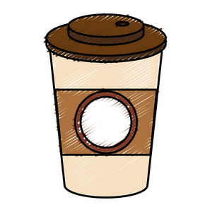 咖啡玻璃容器图标