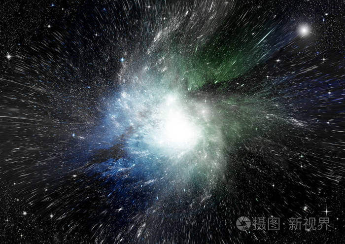 明星在一个遥远的星系中的尘埃和气体星云