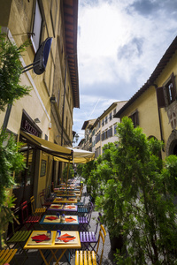 意大利餐厅 比萨店 trattoria,Florence.Tuscany