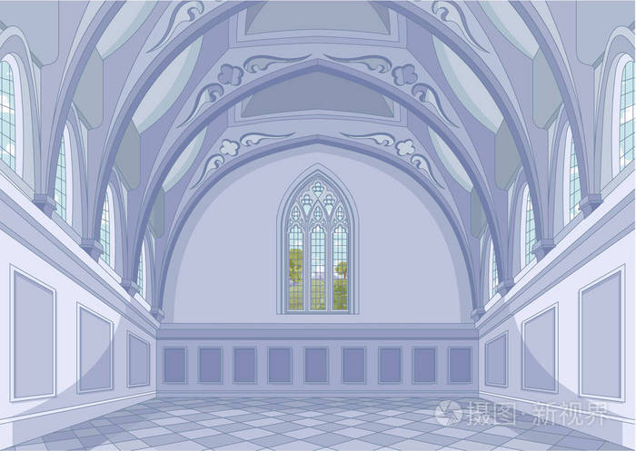 中世纪城堡大厅