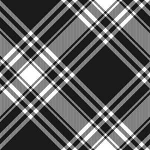 孟席斯格子黑色短裙对角织物纹理无缝模式照片