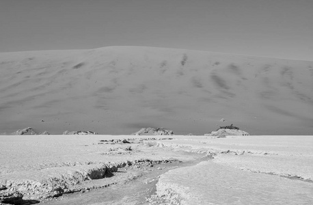 纳米比亚 Deadvlei 单色照片