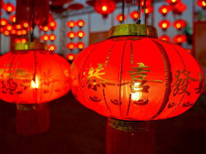 年味灯笼图片