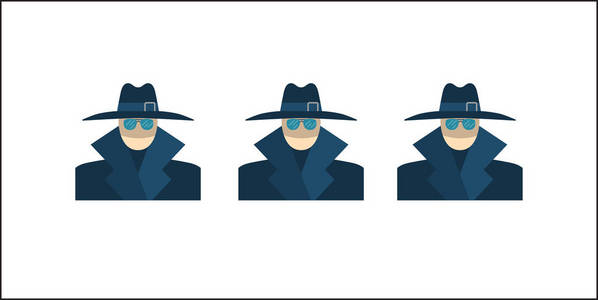 匿名的矢量图标照片