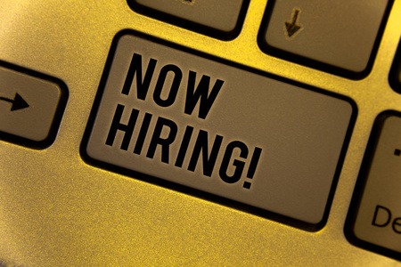 商业照片展示员工希望员工 recruitmentyellow 键盘棕色键意图在