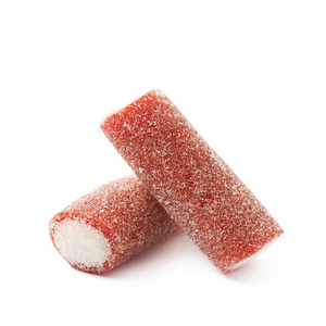 红色和白色的甘草糖果