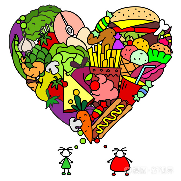 健康和人的垃圾食品