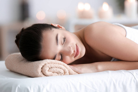 spa 美容的女人照片