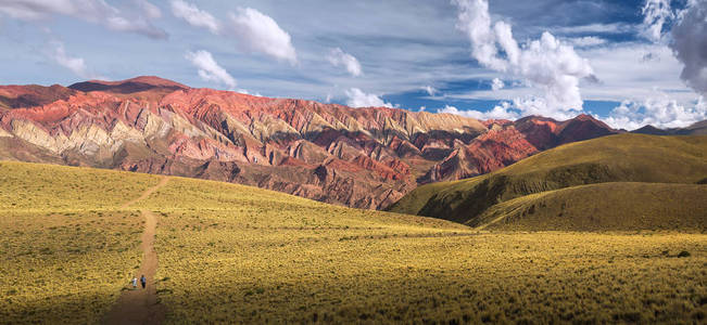 Hornocal，十四个颜色，乌马瓦卡，阿根廷的山