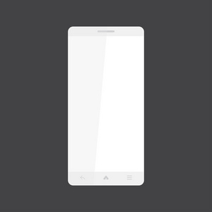 白色现代智能手机超大显示器图片