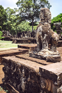 吴哥 Thom 庙观，柬埔寨，暹粒