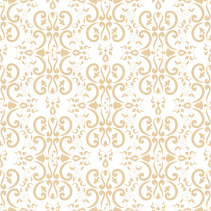 巴洛克花纹矢量无缝.锦缎豪华背景纹理.