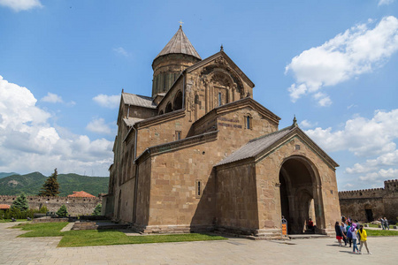 老修道院和第比利斯和格鲁吉亚库塔伊西附近的风景