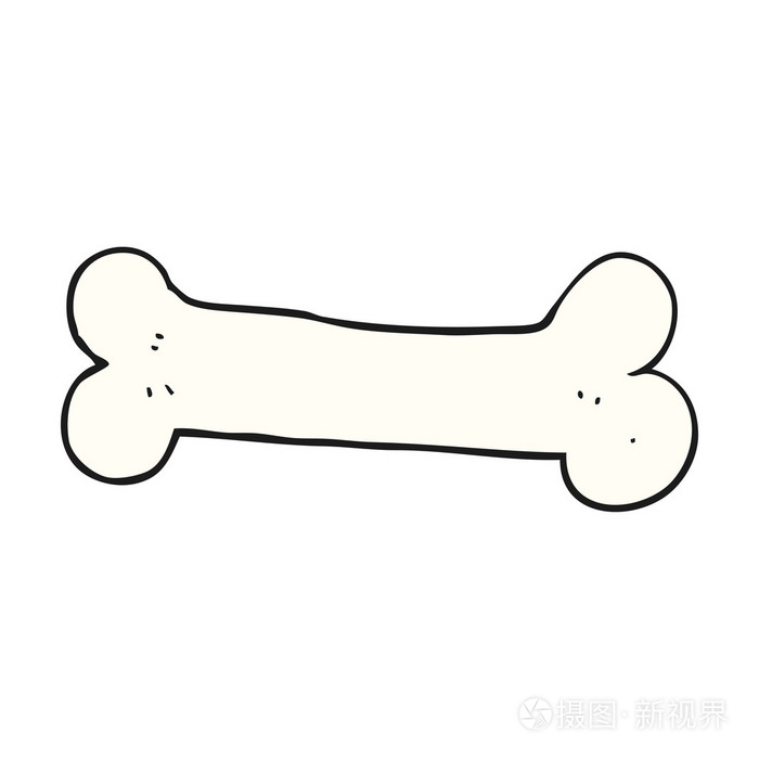 写意画的卡通骨