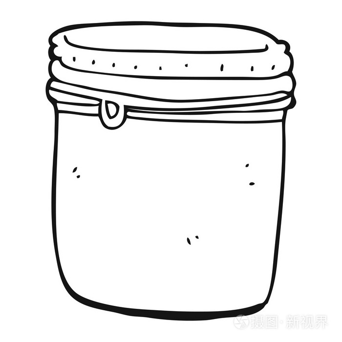 写意画的卡通jar