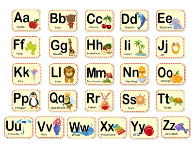 字母和单词照片