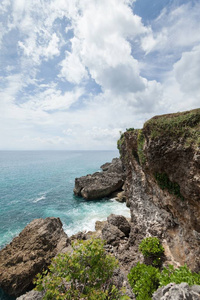 库布海滩和珍 Tengal 已经不，巴厘岛