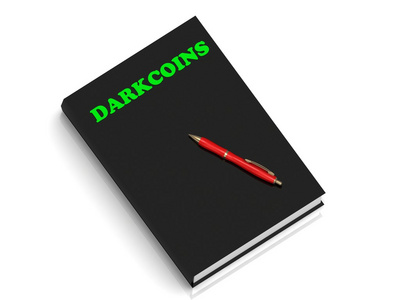 Darkcoins 书绿色字母铭文