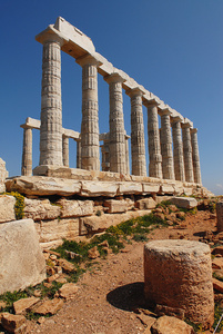 在希腊的海角 sounion