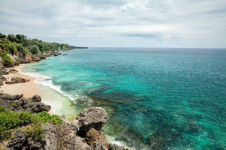 库布海滩和珍 Tengal 已经不，巴厘岛