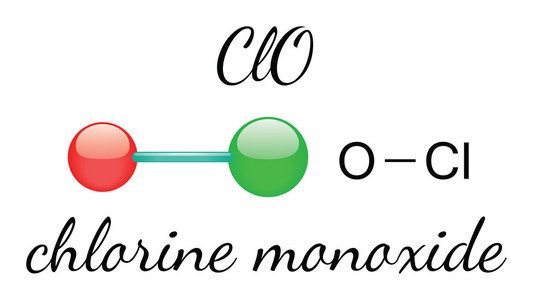 clo 氯一氧化碳分子照片
