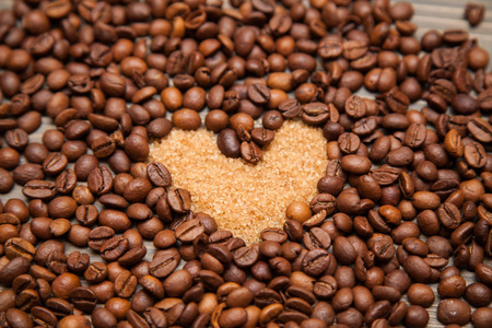 咖啡豆，心脏周围
