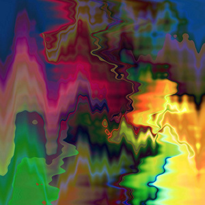 梯度的抽象着色背景以视觉波浪剪捏旋转和照明作用