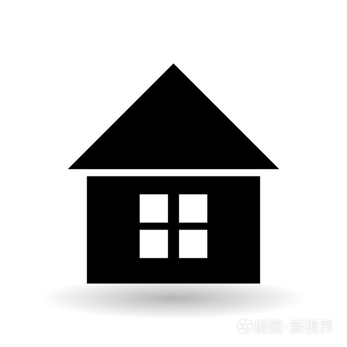 房子图标设计矢量图