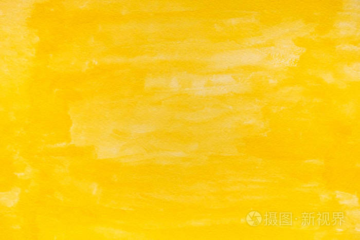 抽象黄色水彩背景
