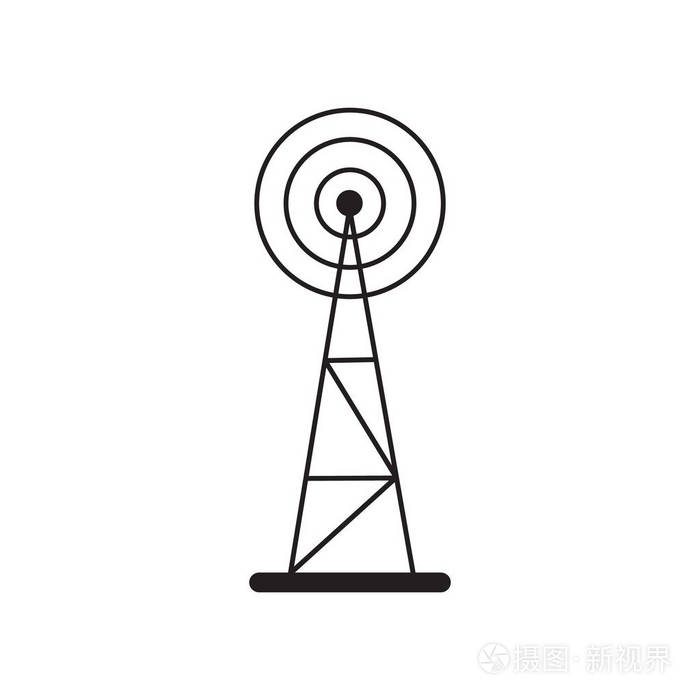 手机塔图标插画-正版商用图片0po2v1-摄图新视界