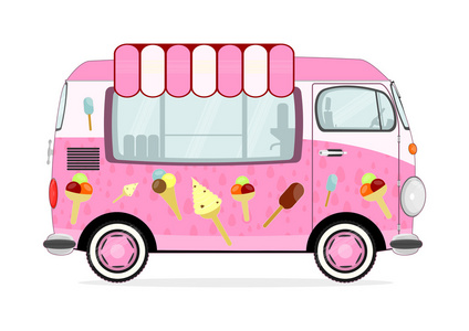 冰激凌车图片