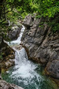 在奥林匹斯山瀑布