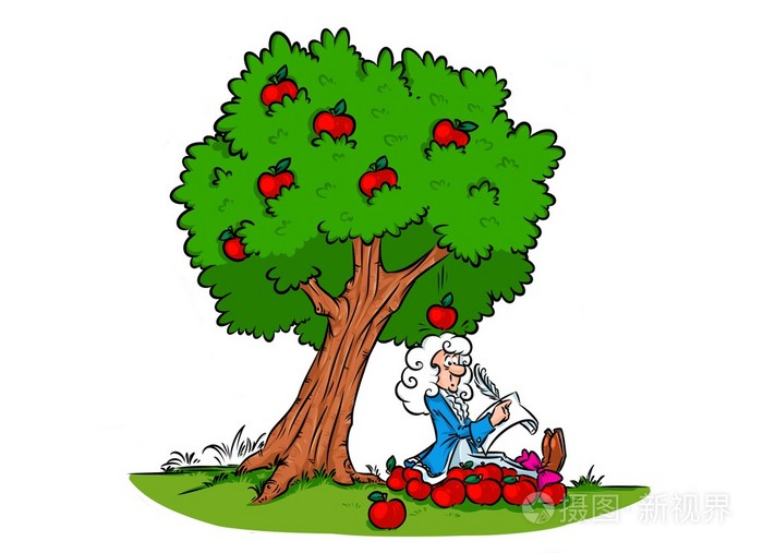 牛顿法万有引力发现卡通