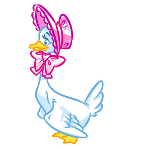 鹅妈妈卡通照片