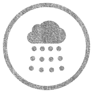 雨云织物纹理的图标