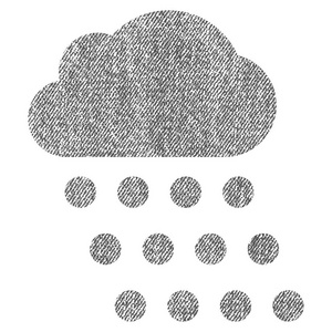 雨云织物纹理的图标