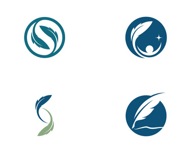 羽毛logo图片-羽毛logo素材-羽毛logo插画-摄图新视界