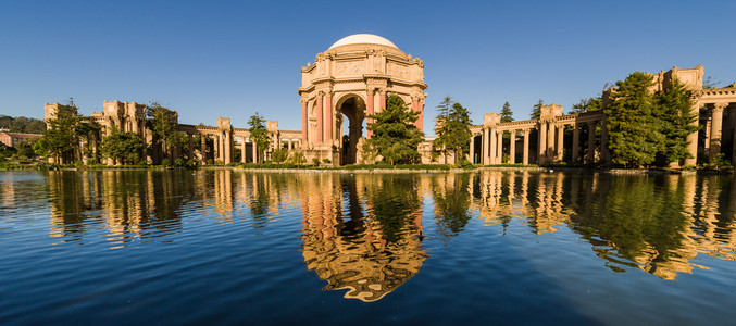 日出全景 San Francisco 美术宫