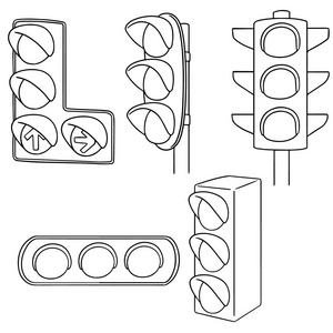 向量集的交通灯