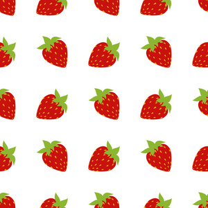 无缝的草莓