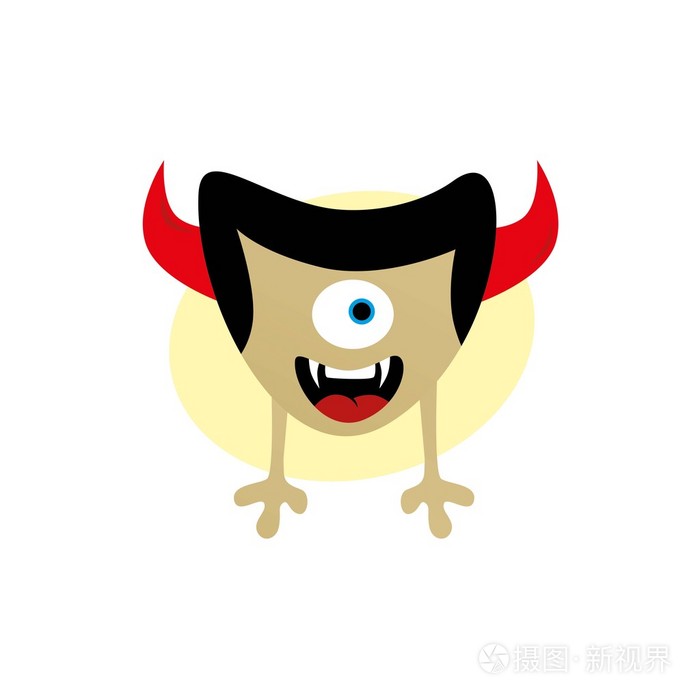 可爱的独眼小怪物