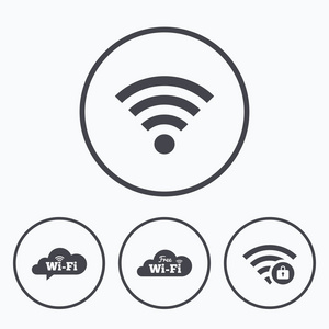 wifi 无线网络图标照片