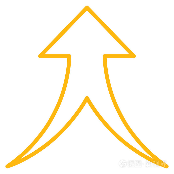 合并了轮廓矢量图标箭头