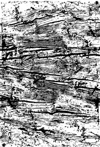 抽象又脏又臭的木制划痕纹理背景矢量图中黑色和白色