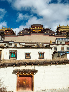 中国中甸甘丹寺 Songtsenling 香格里拉藏寺