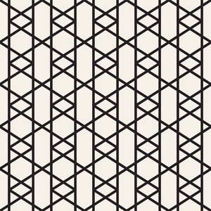 矢量无缝线网格模式。抽象的几何背景设计。时尚格子 Textur