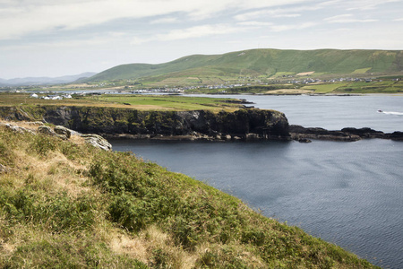 Valentia 岛 在盖尔语 Dairbhre, 爱尔兰西部。Iveragh 半岛 县克里。桥位于 Portmagee