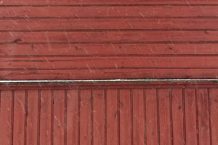 红色的木墙图片