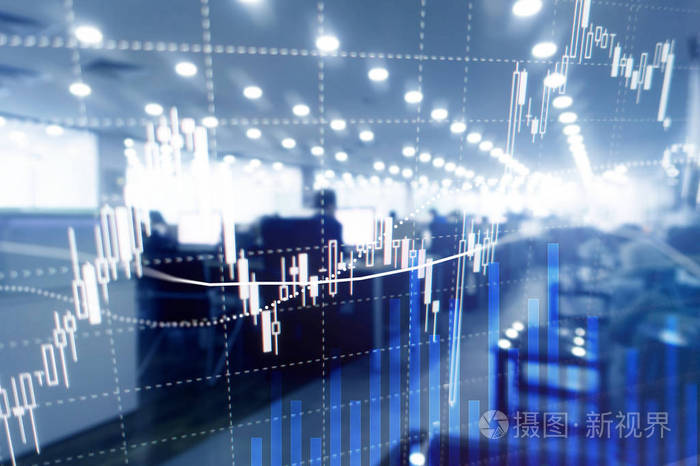 外汇交易金融市场投资理念的商业中心背景