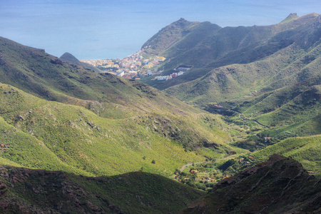 美丽的特内里费岛景观阿山